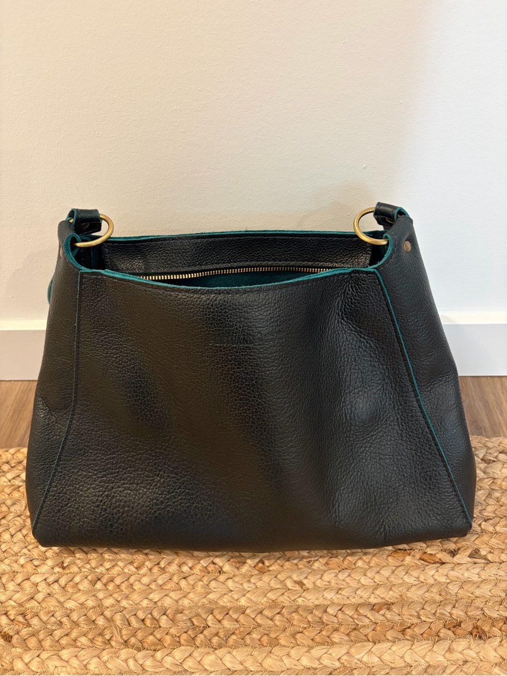 Portland Leather Goods large triangle bag in Boreal